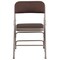 Emma and Oliver 2 Pack Home & Office Party Events Fabric Padded Metal Folding Chair